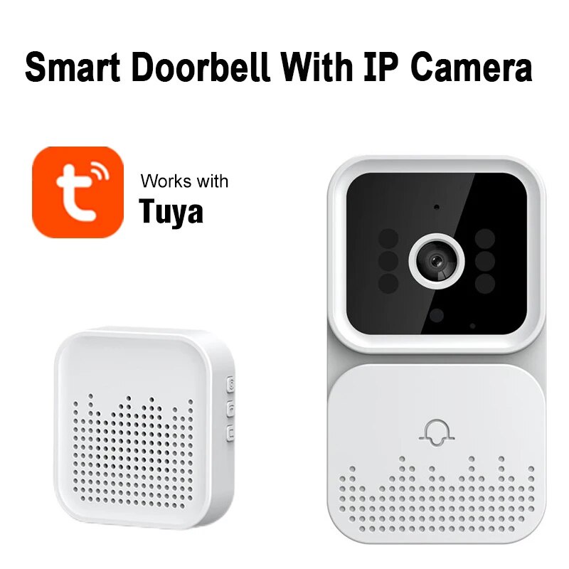 76z Tuya Video Intercom WIFI Visual Doorbell Infrared Night Vision Outdoor Home Security Alarm Camer