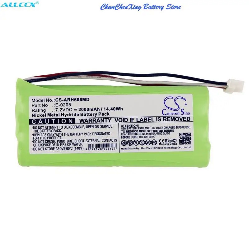 6L7N OrangeYu 2000mAh Battery E-0205 for AARONIA AG Spectran HF-6060 V1,Spectran HF-6060 V4