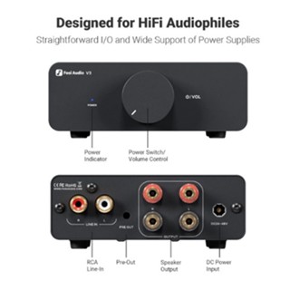 Fosi Audio V3  เครื่องเสียง DAC/AMP สำหรับการฟังเพลง ของแท้ป…
