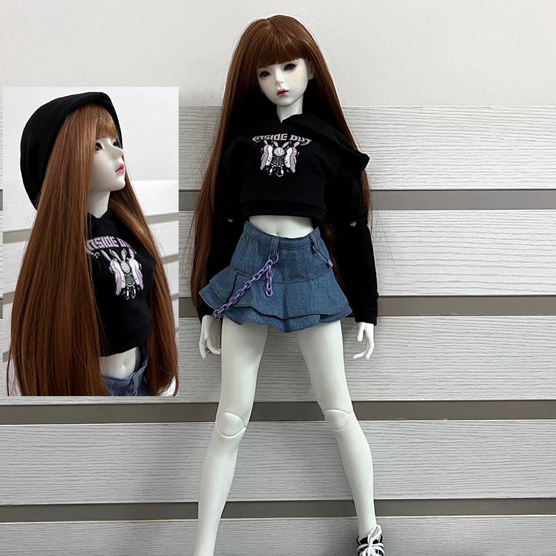 Bjd1/6 1/3 1/4 คะแนนตุ๊กตาเสื้อผ้าชุดลําลอง 60 ซม. Xinyi Yeluoli