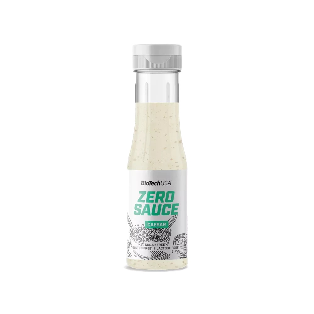 BioTechUSA Zero Sauce 350ml. Ceasar  ซอลรสซีซ่า ราด จิ้ม หมัก ปรุงอาหาร ซอสไม่มีน้ำตาล คีโตทานได้