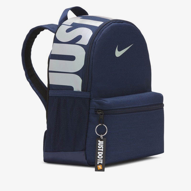 ☌∏Nike/Nike ของแท้กระเป๋าเดินทางกลางแจ้งลำลองสำหรับบุรุษและสตรีกระเป๋าเป้สะพายหลังขนาดเล็กกีฬา BA5559-411