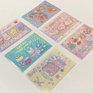 card sticker hologram 💌 สติกเกอร์ติดบัตร BTS MRT Keycard คอนโด เคลือบโฮโลแกรมวิ้งค์ กันน้ำ by amyourdream