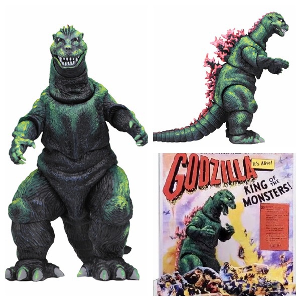 NECA 1956 Movie Poster Edition Godzilla Godzilla Movable Manual Model Ornaments Boxed
