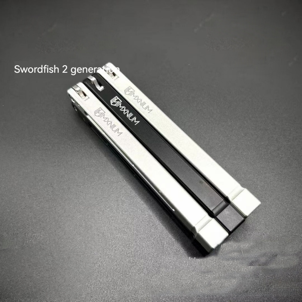 BALIPLUS MXNIUM Swordfish Tuning Fork V2 มีดควงแบบซ้อม อลูมิเนียมอัลลอยด์ 7075 มีดบาลิซอง มีดพับ มีดซ้อม สำหรับซ้อมควง