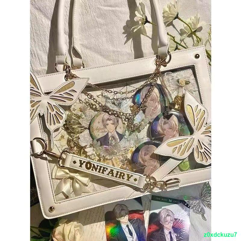 รุ่นระเบิด##Maze Butterfly Original Pain Bag กระเป๋าสะพายข้างผู้หญิง Tote Tote พิเศษ