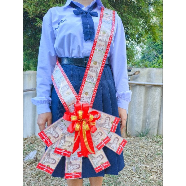 สายสะพายCONGRATULATIONSใส่เงินเอง กรุณาอ่านรายละเอียดสินค้าให้เข้าใจก่อนกดสั่งสินค้านะคะ
