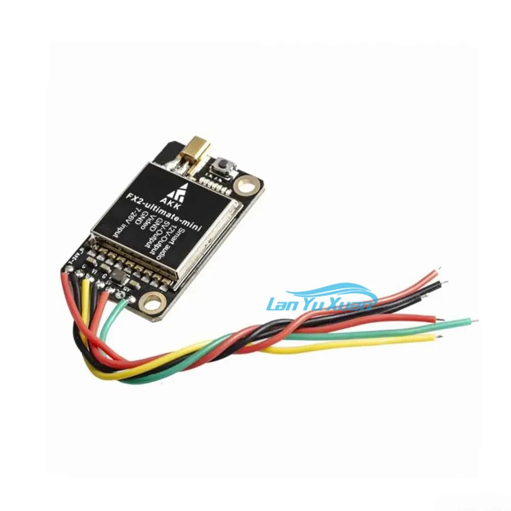 AKK FX2 Ultimate Mini 5.8GHz 40CH 25MW/200MW/600MW/1200MW Switchable FPV เครื่องส่งสัญญาณสำหรับ RC F