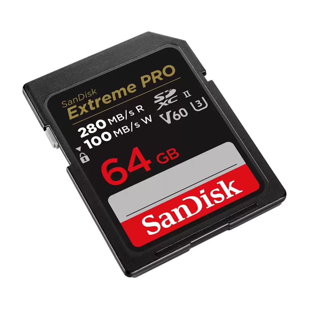 64 GB SD CARD (เอสดีการ์ด) SANDISK EXTREME PRO SDXC UHS-II CARD (SDSDXEP-064G-GN4IN) ###