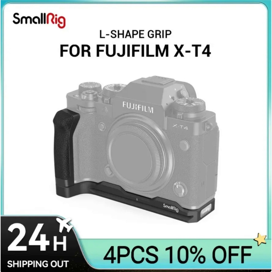 SmallRig สำหรับ XT4 L-Shape Grip สำหรับ FUJIFILM X-T4กล้องคุณสมบัติ Arca-Swiss Plate สำหรับ Quick Release 2813