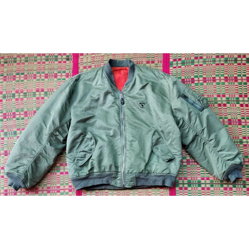 เสื้อกันหนาว MA-1 Bomber jacket by Wilker industries made in Indonesia