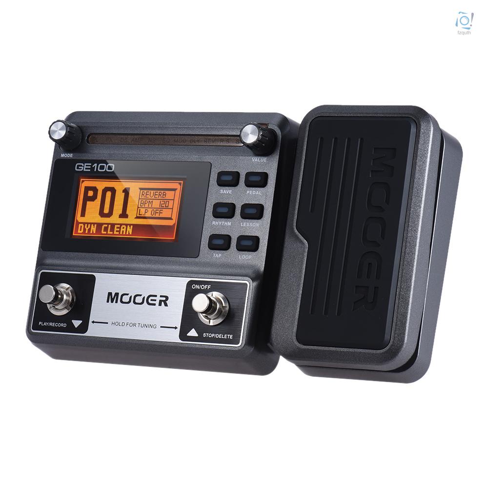 [Local Delivery]MOOER GE100 Guitar Multi-effects Processor Effect Pedal with Loop Recording(180 Seconds) Tuning Tap Temp