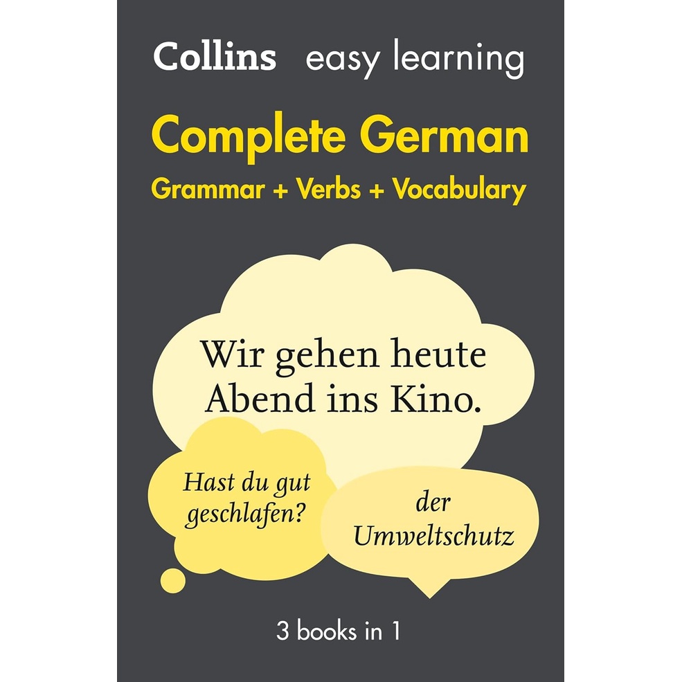 สินค้าใหม่พร้อมส่ง COLLINS EASY LEARNING COMPLETE GIERMAN GRAMMAR, VERBS AND VOCABULARY (3 BOOKS IN 