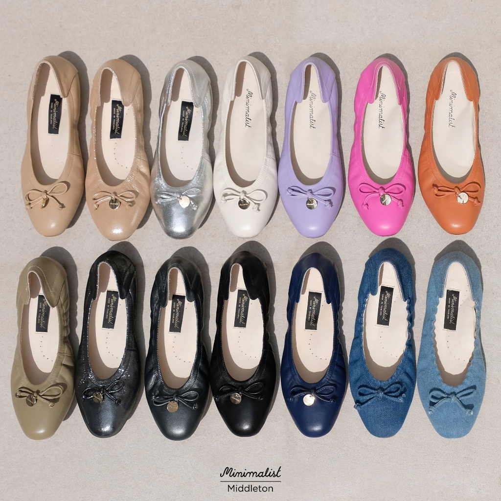 𝐌𝐈𝐍𝐈𝐌𝐀𝐋𝐈𝐒𝐓 รองเท้าหนังแกะแท้ 100% รุ่น Middleton (black) พื้นหนา ซัพพอร์ตดี ไม่ปวดเท้า ไม่ลื่น