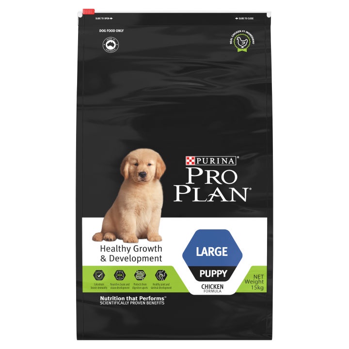 Purina ProPlan Dog Puppy Large อาหารเม็ดสุนัข สำหรับลูกสุนัข พันธุ์ใหญ่ โปรแพลนสุนัข - 1 ถุง (2.5kg)