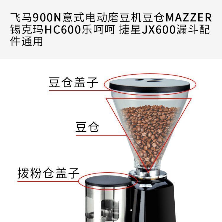 ถังเมล็ดกาแฟ Lehe Beans อุปกรณ์คลังสินค้า Pegasus Universal900NHC600ถังถั่ว/ถังใส่MAZZERเครื่องบดถั่ว