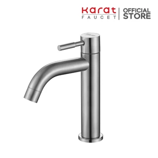Karat Faucet ก๊อกเดี่ยวอ่างล้างหน้าแบบก้านปัด (สเตนเลส 304) รุ่น KF-79-100B-63