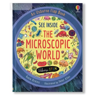 DKTODAY หนังสือ USBORNE SEE INSIDE THE MICROSCOPIC WORLD (AG…
