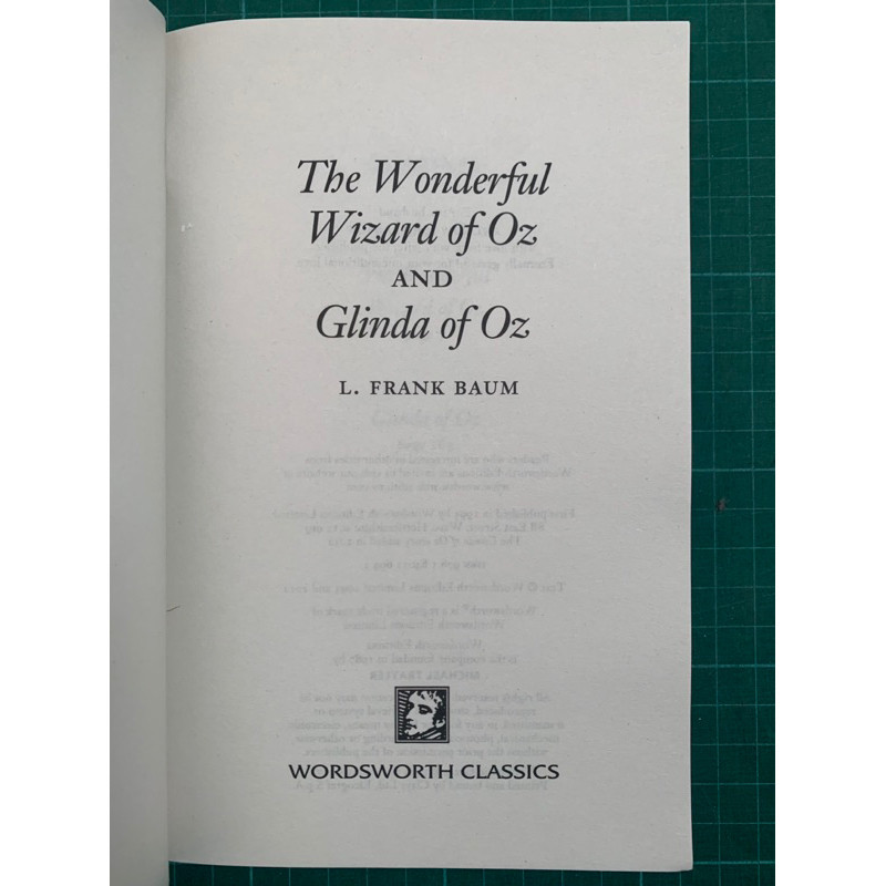 DKTODAY หนังสือ WORDSWORTH READERS: THE WONDERFUL WIZARD OF OZ & GLINDA OF OZ ราคา ถูกที่สุด ดีลบีเคเค แกลเลอรีภาพที่ 4