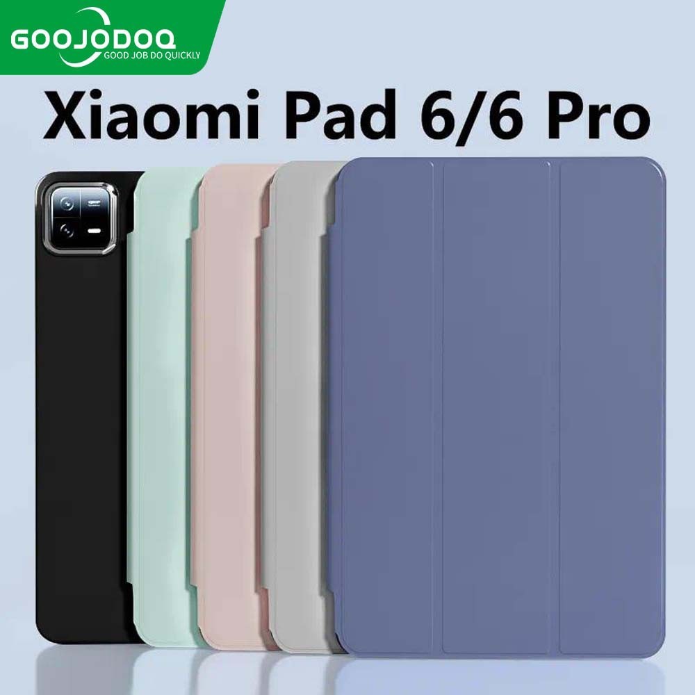 GOOJODOQ เคสซิลิโคน สําหรับ Xiaomi Pad 6 Mi Pad 6 Pro Mi Pad 6