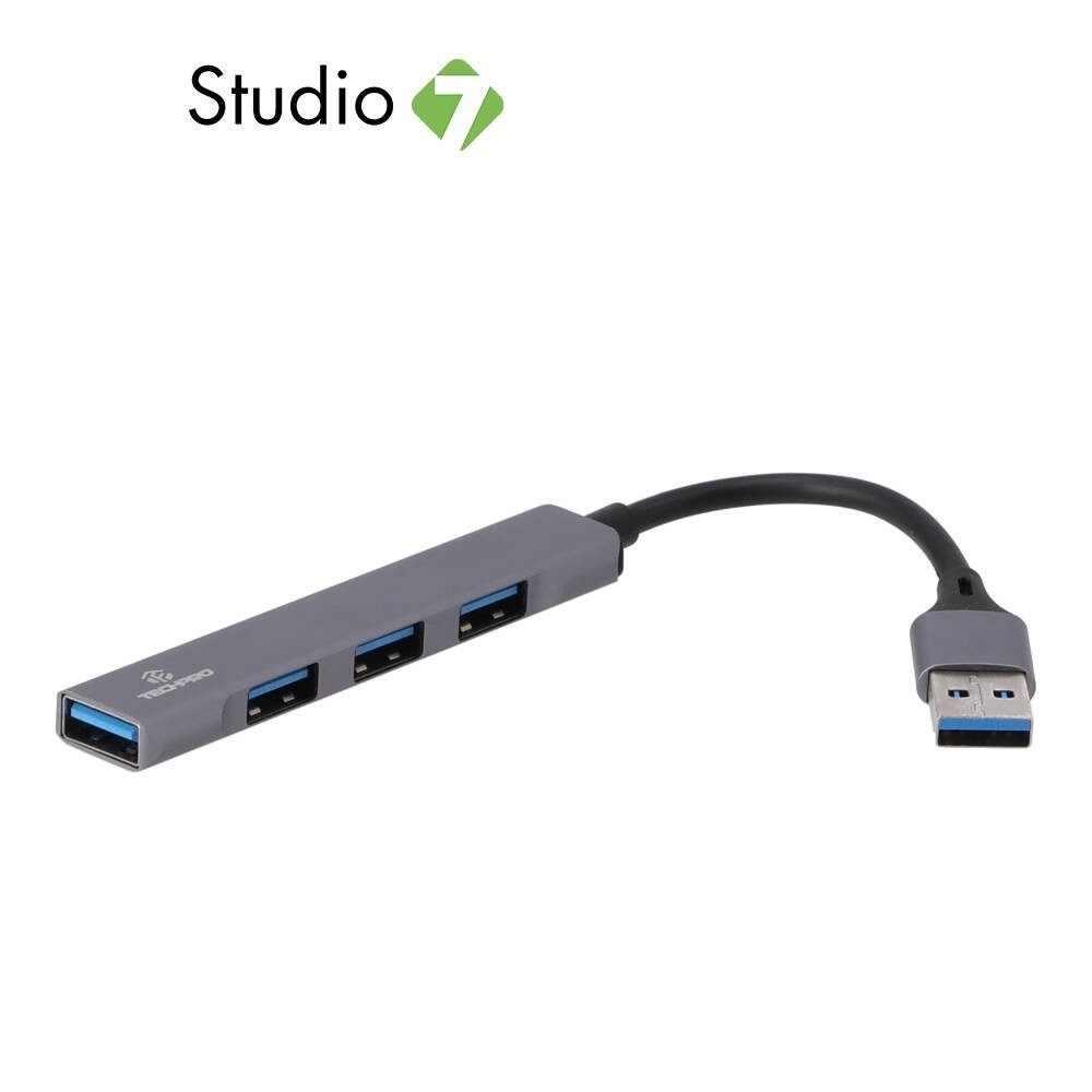 TECHPRO ยูเอสบีฮับ USB-A to USB-A 4 ports Hub by Studio7