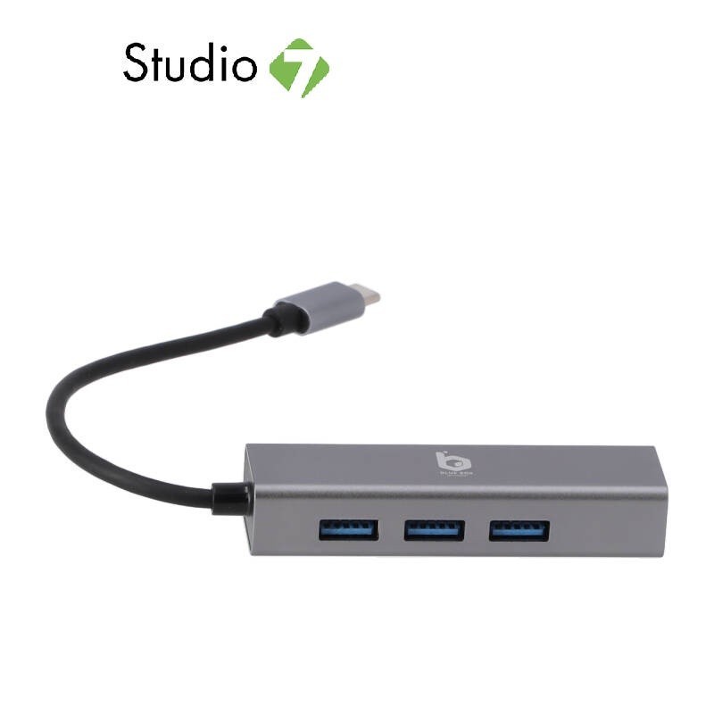 Blue Box ยูเอสบีฮับ Type-C to USB-A 3.0 Hub 4 Ports by Studio7