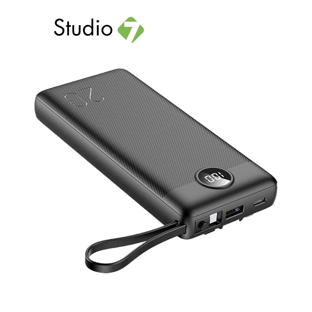 พาวเวอร์แบงค์ ALPHA 20000 mAh x USB-A+Lightning+Micro USB+Type-C/Built in 4/E20 (รองรับมาตรฐาน CCC) by Studio7