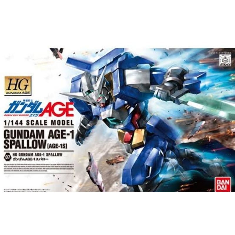 (ลด10%เมื่อกดติดตาม) HG 1/144 Gundam Age-1 Spallow(Age-1S)