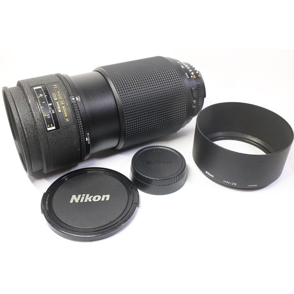 Nikon AF Nikkor ED เลนส์ซูมเทเลโฟโต้ 80-200 มม. F/2.8 ผลิตในญี่ปุ่น