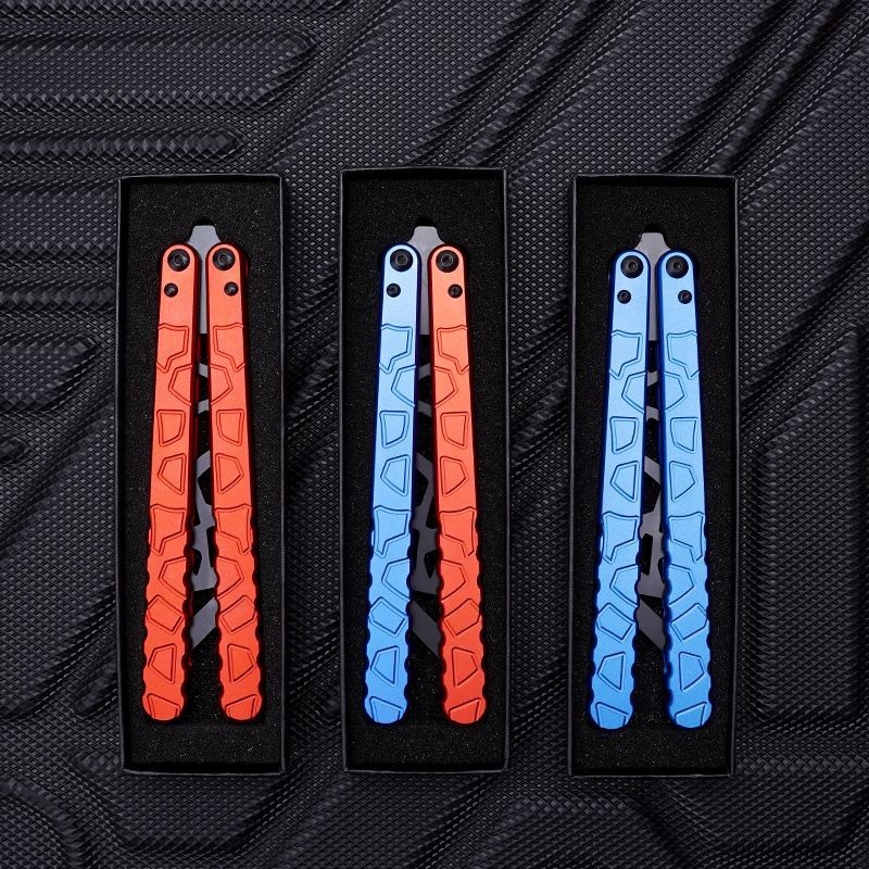 6061อลูมิเนียมอัลลอยด์มีดบาลิซอง Balison มีดควงของเล่น มีดควงแบบซ้อม คุณภาพดี ระบบบุชชิ่ง พับกลางแจ้