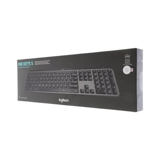 LOGITECH BLUETOOTH MULTI-DEVICE KEYBOARD (คีย์บอร์ด) MX KEYSS GRAPHITE - A0155133