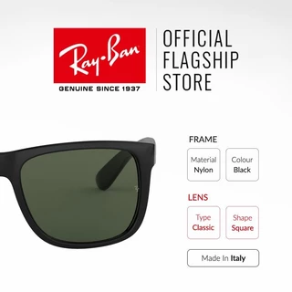 Ray-Ban Justin - RB4165F 601/71 size 55 -sunglasses แว่นกันแดด