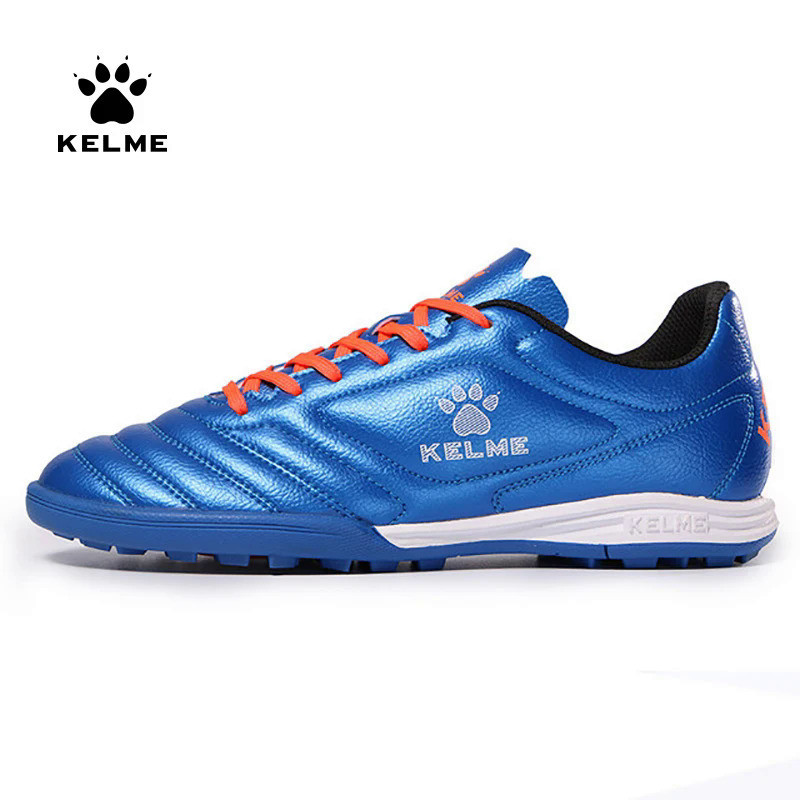 KELME ชาย TF รองเท้าฟุตบอลประดิษฐ์หญ้า Anti-ลื่นเยาวชนฟุตบอลรองเท้า AG กีฬาการฝึกอบรมรองเท้า871701l 19ZZ