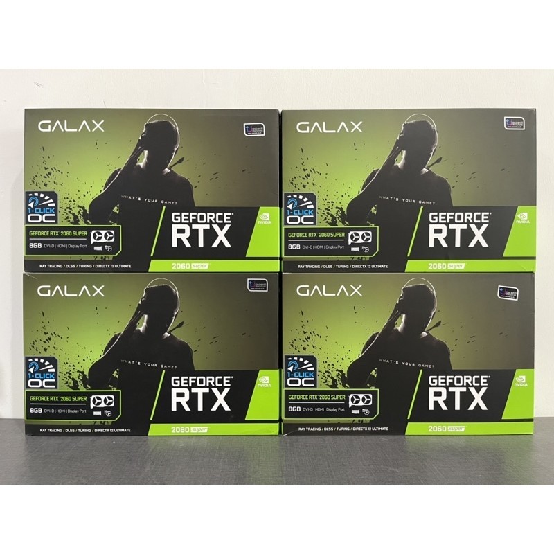 VGA (การ์ดแสดงผล) GALAX GEFORCE RTX 2060Super (1-CLICK OC) - 6GB GDDR6 (มือสอง) ประกันศูนย์ไทย