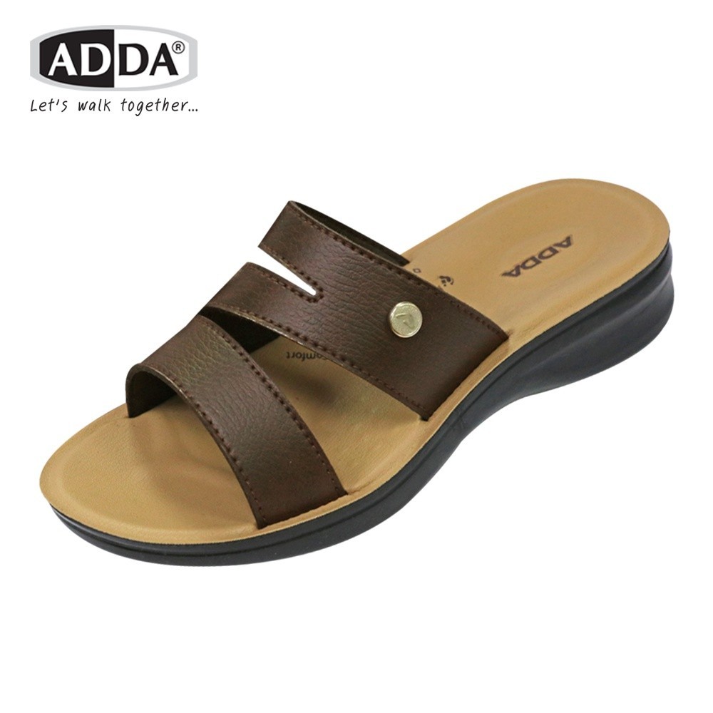 🔥ADDA 74807 รองเท้าแตะลำลอง รองเท้าผู้หญิง ทรง ใส่สบาย พื้นนุ่ม สไตล์วินเทจ ไซส์ 35-40 สี ดำ แดง ครีม น้ำตาล Maksim - รูปที่ 4