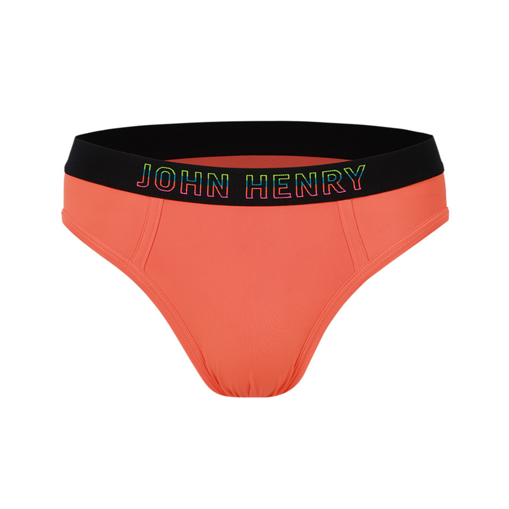 JOHN HENRY UNDERWEAR Neon กางเกงชั้นในผู้ชาย ทรงบรี๊ฟ รุ่น JU JU2NE303 สีส้ม