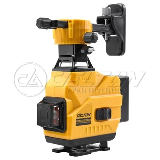 DELTON เครื่องวัดระดับเลเซอร์ 4 มิติ 16 แกน 360 องศา ลำแสงสีเขียว รุ่น 4D-16GN แบตเตอรี่ขนาดใหญ่ 2 ก้อน และอุปกรณ์ครบชุด