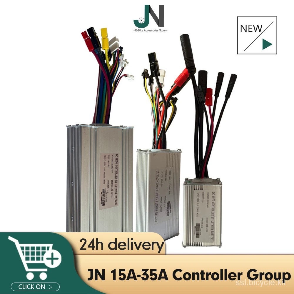 36V 48V 250W 350W 500W 750W 1000W 1500W JN Ebike Controller พร้อมตัวเชื่อมต่อ SM WP ใช้สำหรับระบบควบคุมสกู๊ตเตอร์ไฟฟ้า