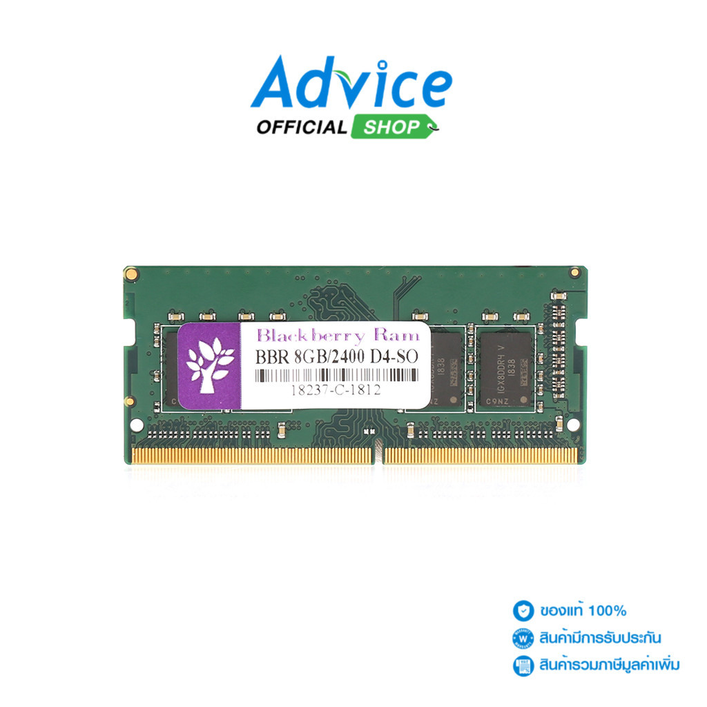 BLACKBERRY RAM DDR4(2400, NB) 8GB 8 CHIP - A0122520