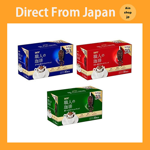 【ส่งตรงจากญี่ปุ่น】 [Amazon.co.jp] UCC Artisan Coffee Drip เปรียบเทียบเครื่องดื่มกาแฟคละชุด x 90 ถุง Regular (Mild Special Rich) One Drip