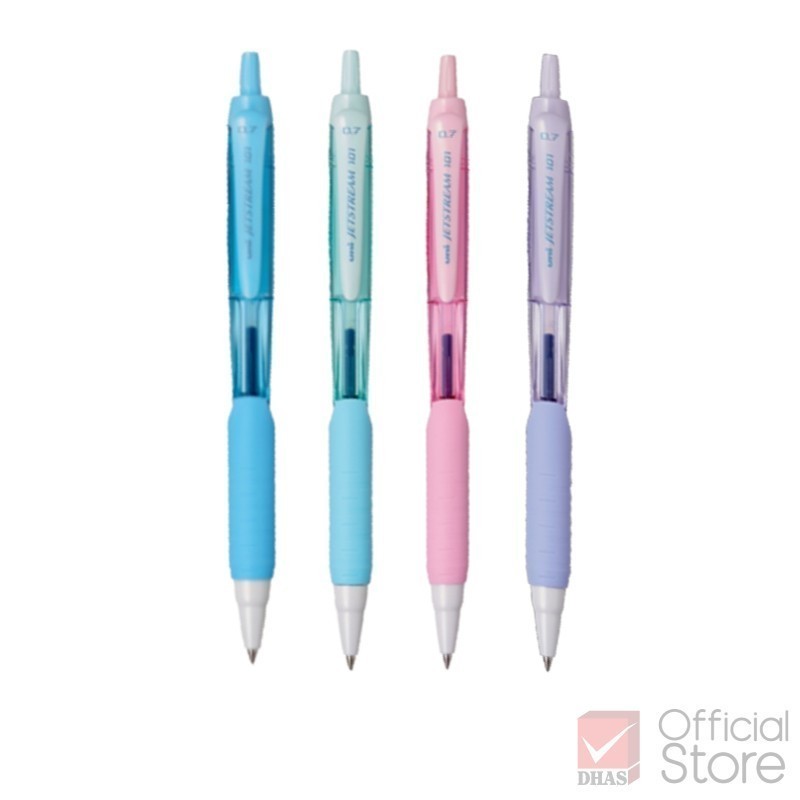 Uni ปากกา ปากกาลูกลื่น เจ็ทสตรีม SXN-101FL-07 จำนวน 4 ด้าม