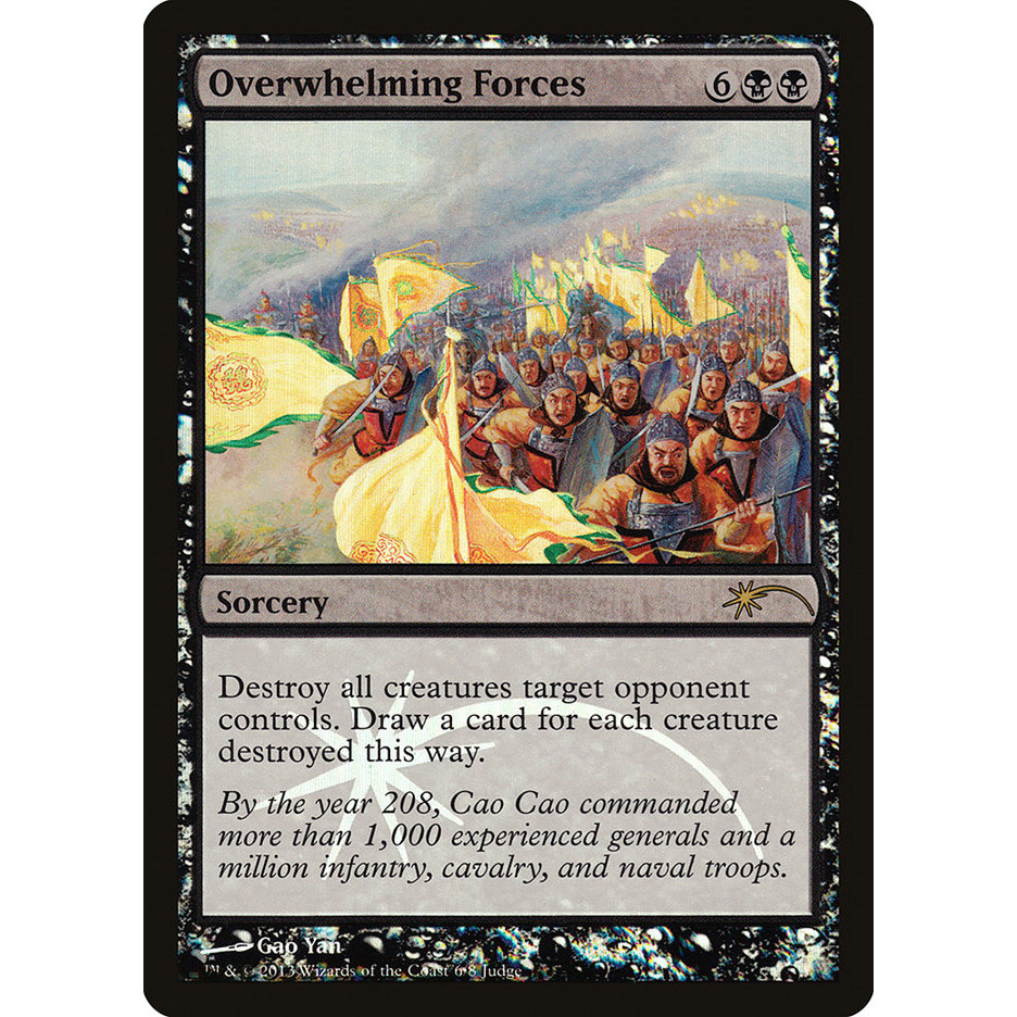 [Promotional judge Foil]  - [Overwhelming Forces] - (S)