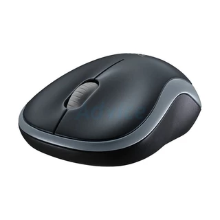 LOGITECH MOUSE WIRELESS (เมาส์ไร้สาย) M185D BLACK/GREY - A0046214