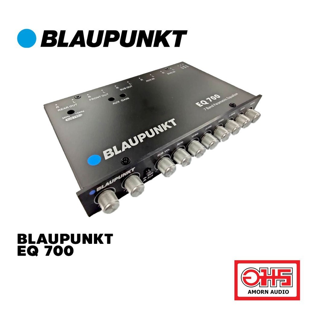 BLAUPUNKT 7-BAND EQUALIZE EQ 700 7V RMS Max. Output Voltage