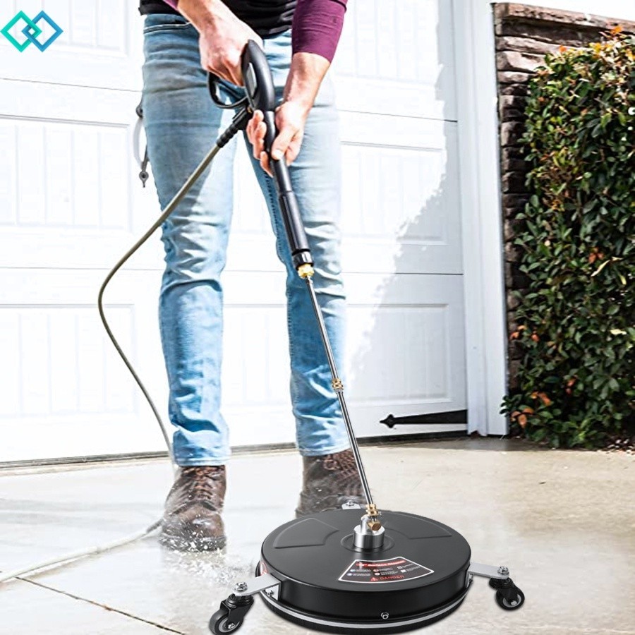 【จัดส่งท้องถิ่น】แปรงขัดพื้น สเตนเลส สามสี แรงดันสูง 15 นิ้ว ยืดหยุ่น และน้ําหนักเบา สําหรับทําความสะอาดพื้น - รูปที่ 2