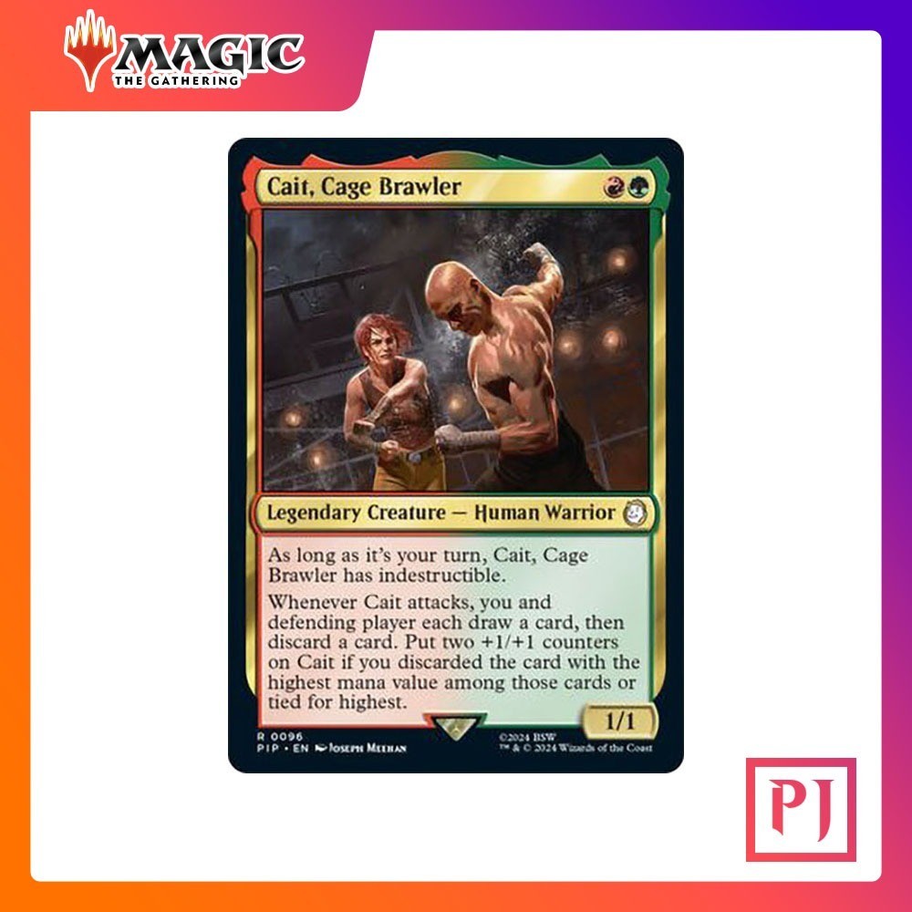 [MTG] Cait, Cage Brawler - Fallout Commander [PIP] [MULTI] [RARE] [NORMAL] [ENG] (Magic the Gathering)