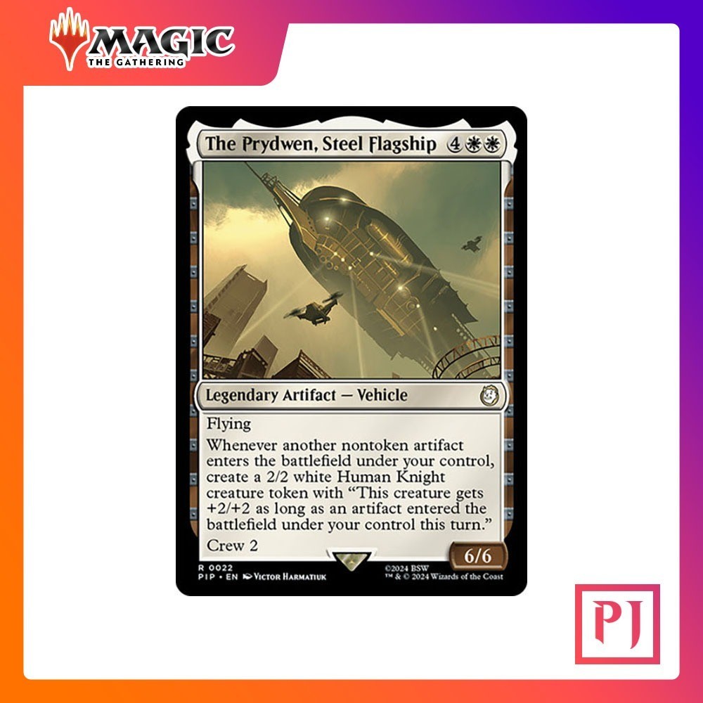 [MTG] The Prydwen, Steel Flagship - Fallout Commander [PIP] [WHITE] [RARE] [NORMAL] [ENG] (Magic the Gathering)