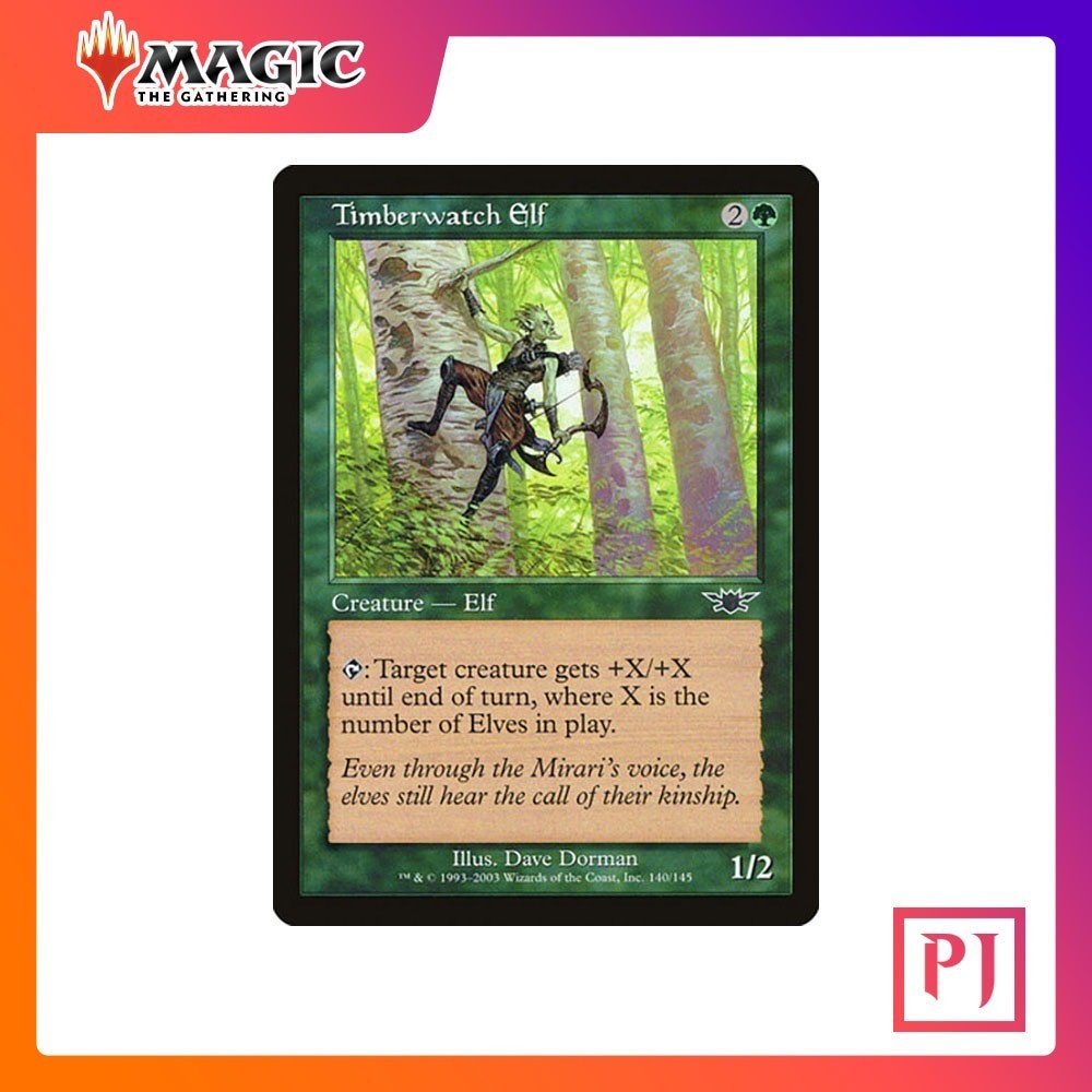 [MTG] Timberwatch Elf [LGN] [GREEN] [COMMON] [NORMAL] [ENG] (การ์ดเมจิค / Magic the Gathering)