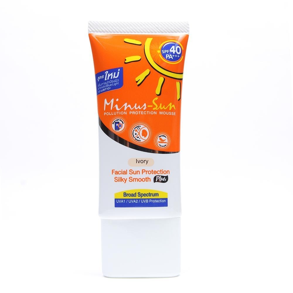 Minus sun - Ivory SPF40 PA+++ Pollution Protection Mousse 30 g. /