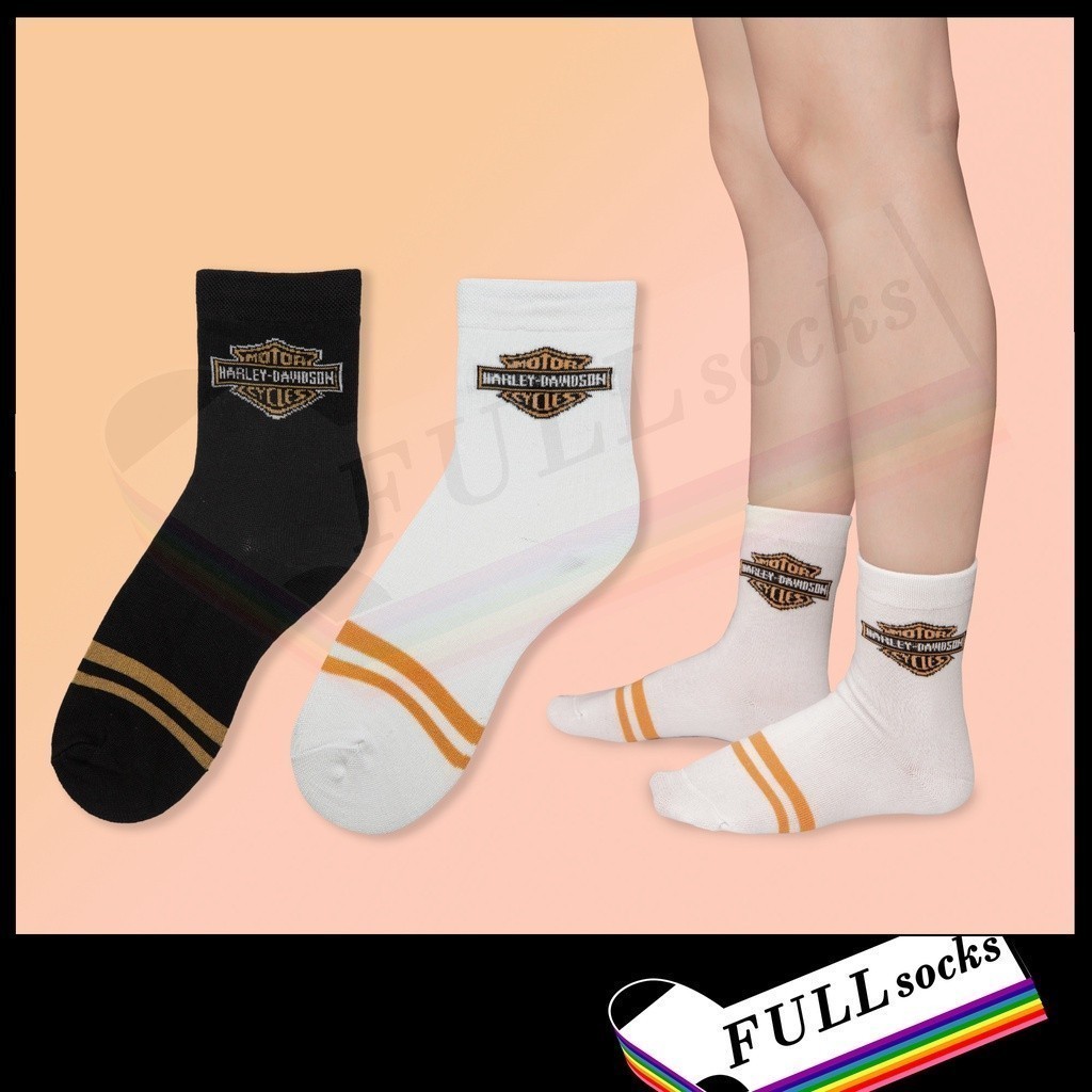 ถุงเท้า Harley Davidson ขนาด Free Size Harley Davidson Socks